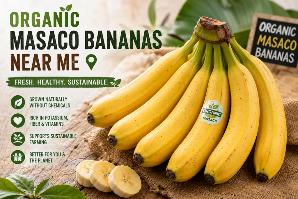 Organic Masaco Bananas Near Me